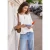 Street One Studio Dames Blouse met korte mouwen en volantdetails in Wit