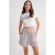 Hoge Taille Gestreepte Wijde Broekshorts