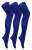 3 paar dames gekleurde ondoorzichtige 80 denier panty’s – Colbalt Blue