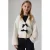 NAME IT KIDS rechtvallend gebreid vest met wol – ecru