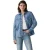 Levis Dames Iconisch Overshirt (Blauw)