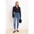 TRENDYOLMİLLA Dames Blauw Effen Skinny Hoge taille Jeans