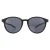 Hugo van Hugo Boss Round Mens mat zwart grijze zonnebril