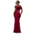 Strakke jurk met blote schouders dames Goddiva Maxi