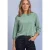 Effen shirt met 3/4-mouwen en ronde hals