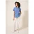 White Stuff Ella  Cotton Shirt Blue