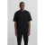 Vänner relaxed T-shirt met backprint zwart