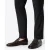 Wittchen Heren Leren Loafers met Gesp op de Band, Donkerbruin, Natuurlijk Leer