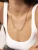 Hey Happiness Ketting ‘Paperclip’  rose-goud