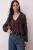 TRENDYOLMİLLA Dames Bruin Effen Lang Regular fit Overhemden
