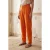 Hoge Taille Rechte Crepe Broeken