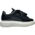 Alexander McQueen Vergrote Sneakers in Zwart Kalfsleer