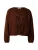 Hailys Gebreid vest  chocoladebruin