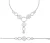 Orphelia Dames 925 Sterling Zilveren Set: Ketting + Armband – Zilver SET-021