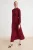 Trendyol Modest Dames Paars Effen Maxi Lang Casual Blousejurk Modest Jurken