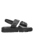 Vingino chunky leren sandalen zwart
