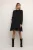 Jurk A-shape black