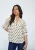 Sisters Point Blouse Venny | Cream/Brown Dot