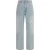 MM6 Blauw Katoenen Recht-Pijpen Jeans
