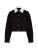 KARL LAGERFELD JEANS Tussenjas  zwart / wit