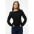 PIECES top zwart met lurex