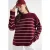 Gestreepte Crew Neck Ontspannen Gebreide Pullover Trui