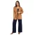 Brave Soul Blazer van imitatiesuède voor dames (Tan)