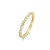 Isabel Bernard Ring  goud / transparant