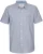 Petrol Short Sleeve Overhemd Print Blauw