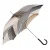 Doppler Manufaktur Paraplu ‘Elegance Boheme’  lichtbruin / donkerbruin / zwart / wit