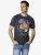 KOROSHI Shirt  nachtblauw / donkergeel / lichtgroen / lila