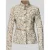 White Label slim fit blazer in all-over look met opstaande kraag