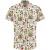 overhemd met print A Fish Named Fred korte mouw multicolor katoen