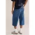 WE Fashion denim loose fit jort – blauw