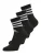 ADIDAS PERFORMANCE Sportsokken ‘3-Stripes Cushioned Crew 3 Pairs’  zwart / wit