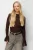 Slim Fit Ribbels Brei Sweater met Ronde Hals