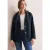 Cecil Dames Jas met afneembare capuchon in Blauw