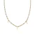 Luxenter Sterling Zilver 925 en Veelkleurig Gelakt 18k goud afgewerkt collier – Liesi