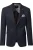Venti Blazer blauw, Pied De Poule