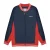 Lambretta Heren Vintage Track Jacket (Marine, Rood, Wit)