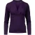 Aubergine Lange Mouw Faux Wrap Top in Stretch Jersey Duurzame Stof