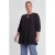 YOEK Lovers Collection dolce tuniek met sjaal zwart