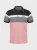KOROSHI Shirt  grijs / rosa / zwart / wit