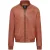 Heren zacht leer MA-1 Varsity bomberjack