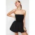 TRENDYOLMİLLA Dames Zwart Effen Kort / Mini Mouwloos Stijlvol/Avond Skater Jurken