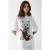 Overmaatse T-shirt met ronde hals en print
