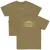 LEVV T-shirt met backprint groen