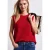 Street One Dames Top met gebreide look in Rood