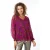 EsQualo Blouse Smocked Cuff Floral Wilding Print