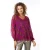 EsQualo Blouse Smocked Cuff Floral Wilding Print